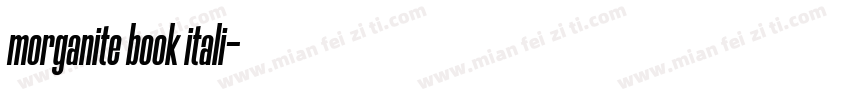 morganite book itali字体转换